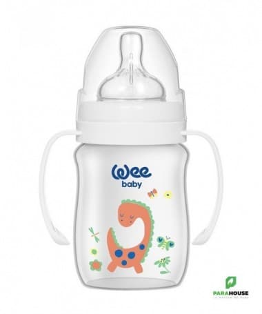 WEE BABY BIBERON COL LARGE PP AVEC POINGEE 0-6M 150 ML