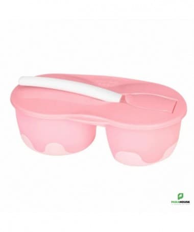 WEE BABY SET BOL A DEUX COMPARTIMENTS ET CUILLERE - 866