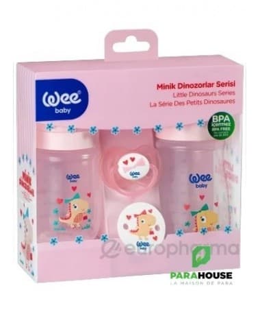 WEE BABY - COFFRET FILLE LITTLE DINOSAURS SERIES - FILLE/ GARCON