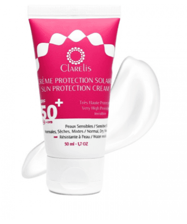 CLARELIS CRÈME PROTECTION SOLAIRE INVISIBLE SPF 50+ 50ML