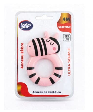 BABY PUR - ANNEAU DE DENTITION ZEBRE REF 75813