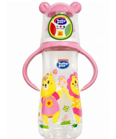 BABY PUR - BIBERON FUNNY PP AVEC ANSES 250ML 72005