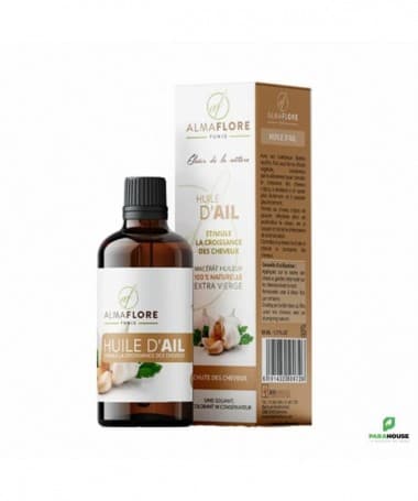 ALMAFLORE Huile d'Ail Croissance des Cheveux 50ML