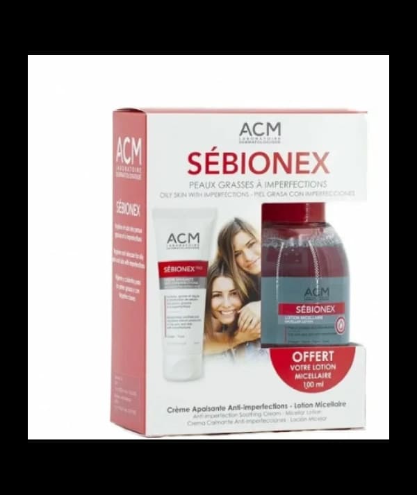ACM SEBIONEX COFFRET TRIO CRÈME APAISANTE + LOTION MICELLAIRE GRATUITE