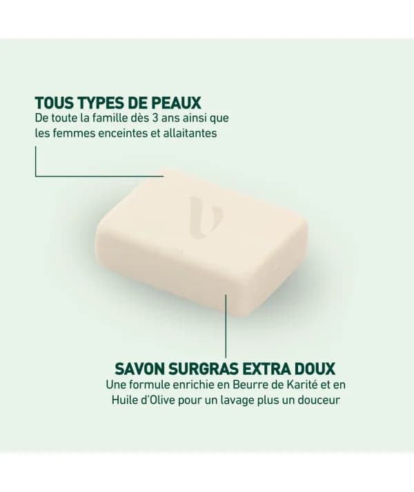 VENDÔME - CALM V+ - Savon Surgras Extra-Doux Beurre De Karité