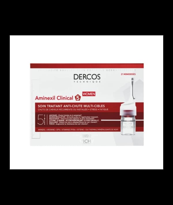Vichy Dercos Aminexil Clinical 5 Femmes 21 Monodoses