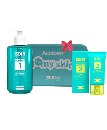 ISDIN Acniben Gel Moussant 400 ml + Aciben Crème Maifiante 40 ml + Trousse Offerte