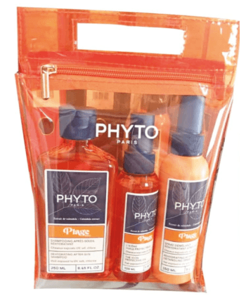 Phyto Plage Trousse Spray Démélant 150 ml+ Huile Protectrice 100 ml + Shampooing 250 ml Offert
