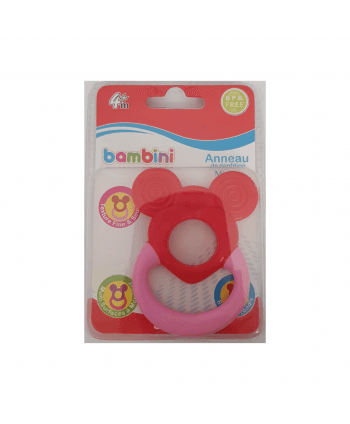 Bambini Anneau De Dentition Souple Mickey Rose