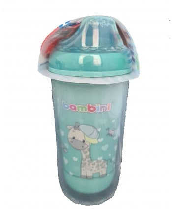 Bambini Tasse Bec Souple Anti-fuites Incassable Bleu