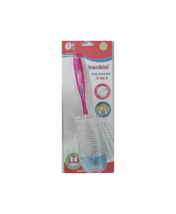 Bambini Goupillon Embout Eponge Rose