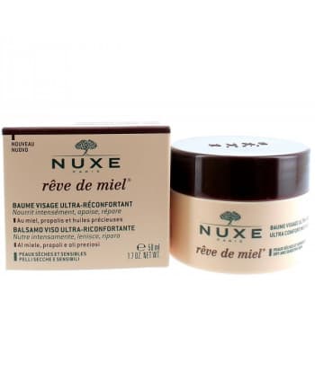 NUXE REVE DE MIEL Baume Visage Ultra-reconfortant Peaux Seches Et Sensibles 50ml