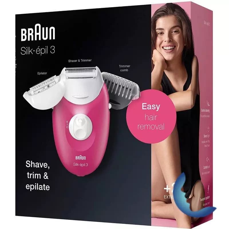 Braun Silk Epil 3 20 Pinces Rasoire Et Tondeuse 2 Extras