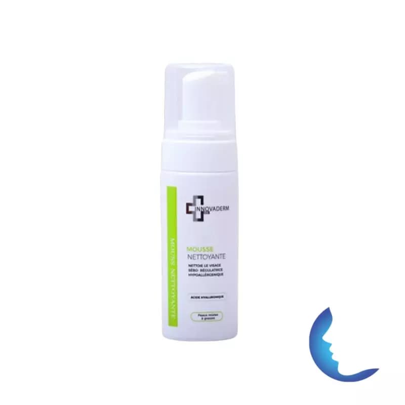 Innovaderm Mousse Nettoyante Peaux Mixtes à Grasses, 150ml
