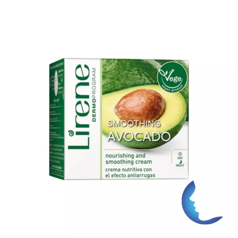 Lirene Crème Vegan à L’avocat Rajeunissante, 50g