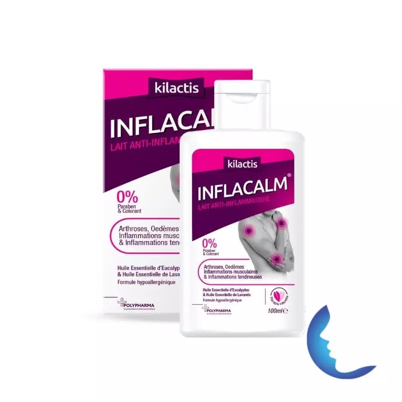 Kilactis Inflacalm Lait Anti-douleur, 100ml