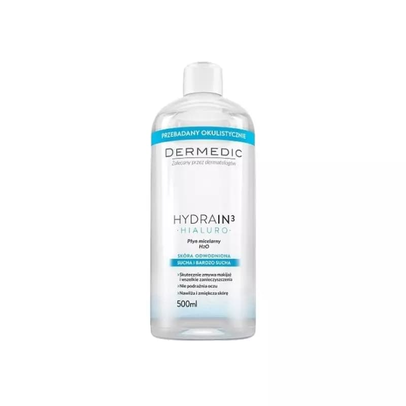 Dermedic Hydrain3 Eau Micellaire, 500ml
