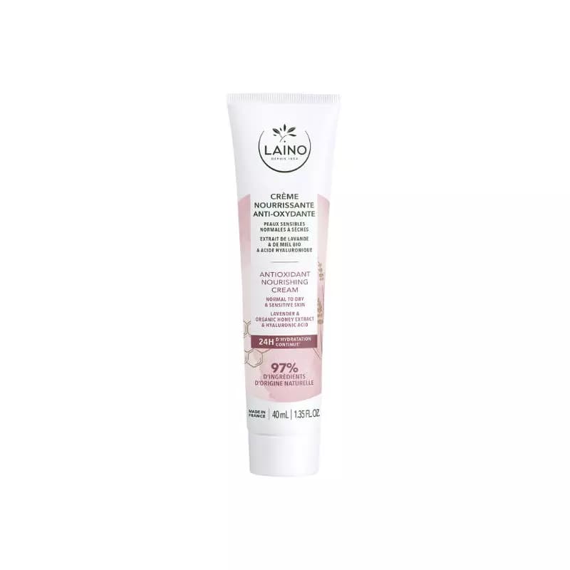 Laino Crème Nourrissante Anti-oxydante Peaux Sensibles à Sèches, 40ml