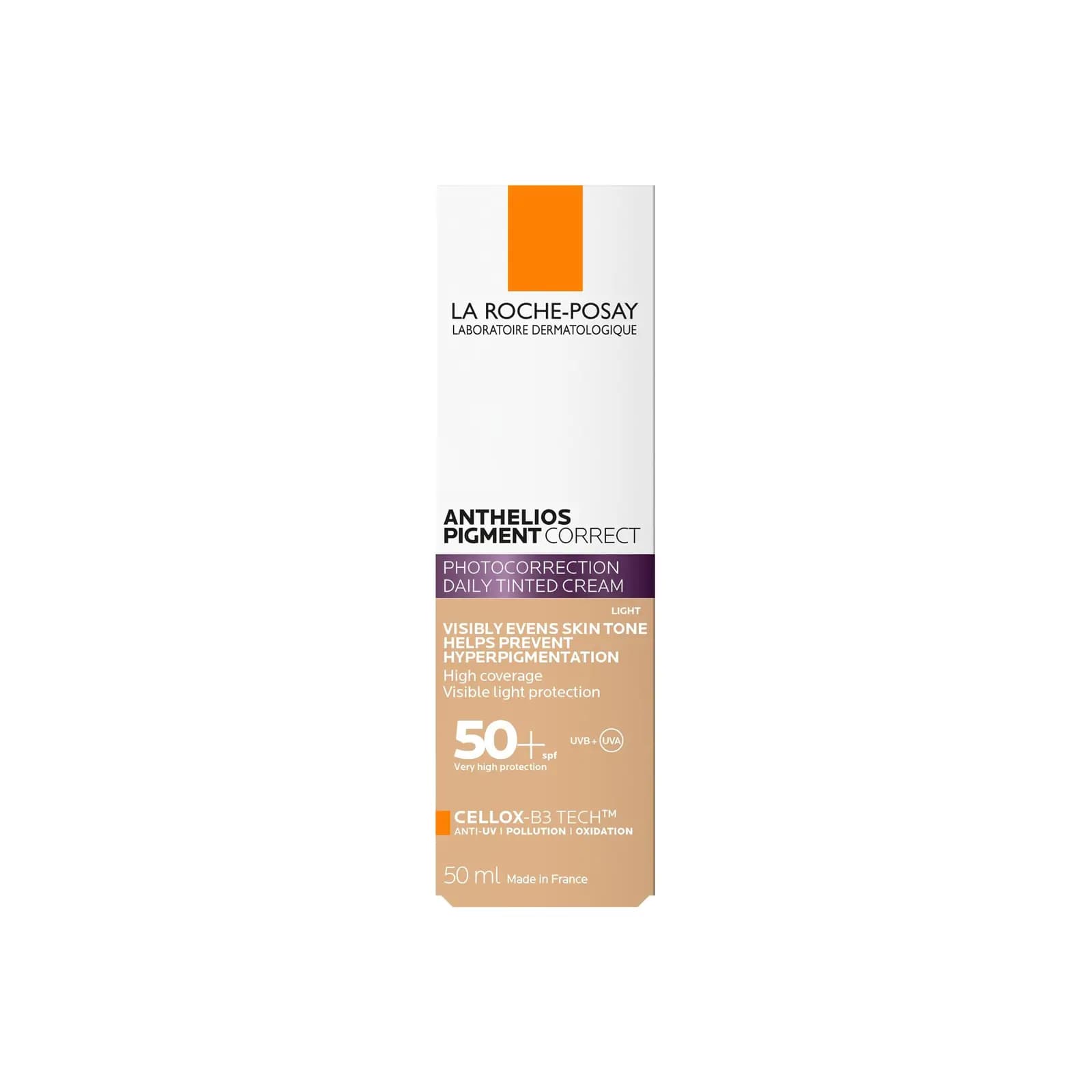 La Roche-posay Anthelios Pigment Correct Soin Solaire Photocorrection Ecran Spf50+ 50ml