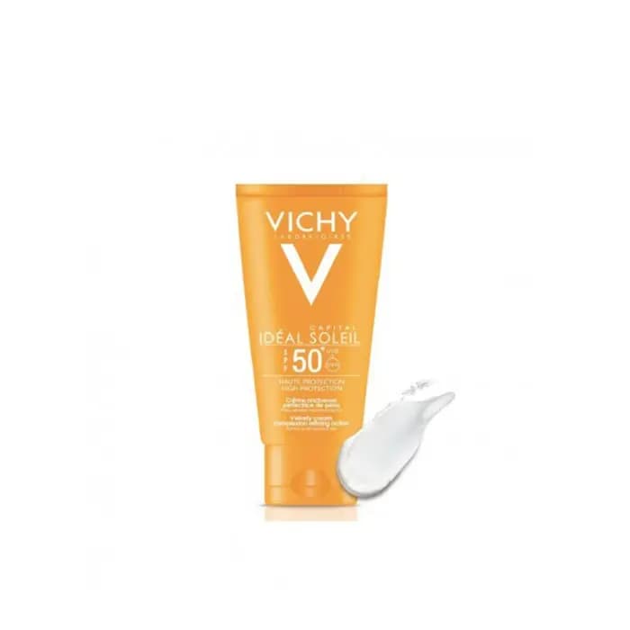 Vichy Ideal Soleil Crème Onctueuse Perfectrice De Peau Spf 50+, 50ml
