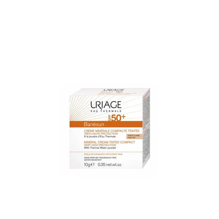 BariÉsun – Crème Minérale Compacte Teintée Claire Spf50+