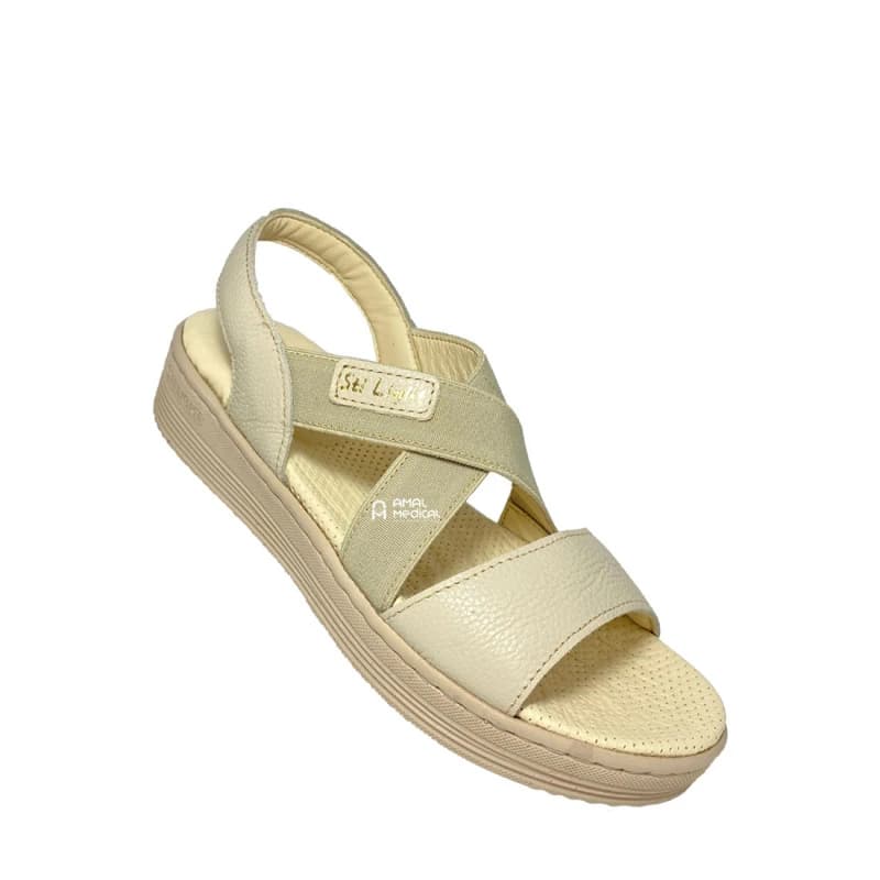 Sti Orthopedic - Sandale Orthopédique Femme - Fs04 - Beige Doré
