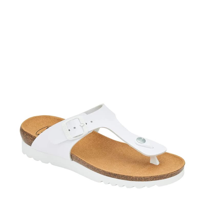Scholl Boa Vista - Mules Orthopédiques Femme - Blanc