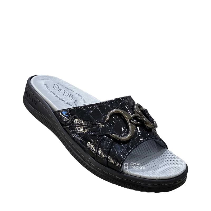 Sti Orthopedic - Sabot Orthopédique Femme Ap014 – Noir Croco