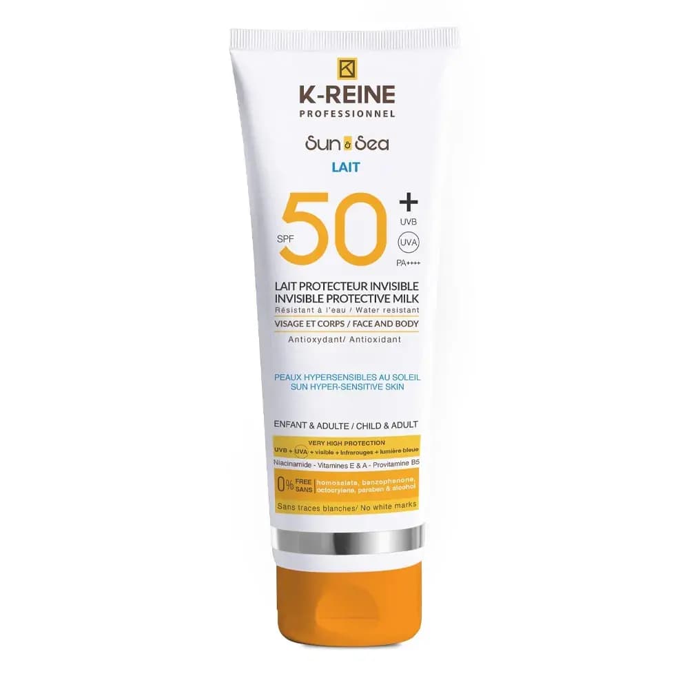 K-reine Lait Protecteur Invisible Spf50+ – Visage & Corps – 250ml