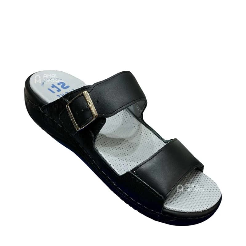 Sti Orthopedic - Claquette Orthopédique Homme Zs03 - Noir Croco