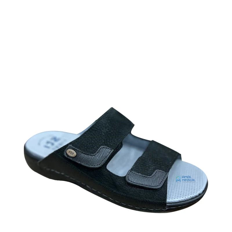 Sti Orthopedic - Claquette Orthopédique Homme Sti Zs03 - Noir Daim