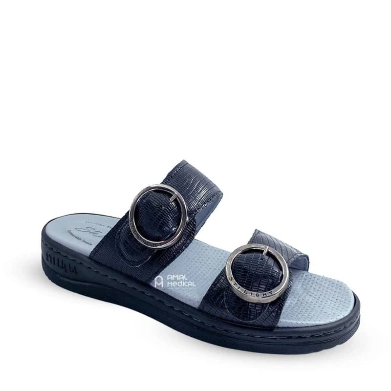 Sti Orthopedic – Sabot Orthopédique Femme – Ap01 – Noir Cuir