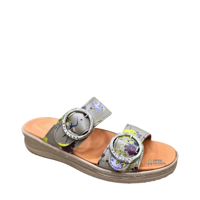 Sti Orthopedic - Sabot Orthopédique Femme Ap01 – Taupe Fleuri