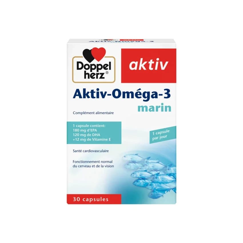 Doppelherz Aktiv Omega 3 Marin - 30 Capsules