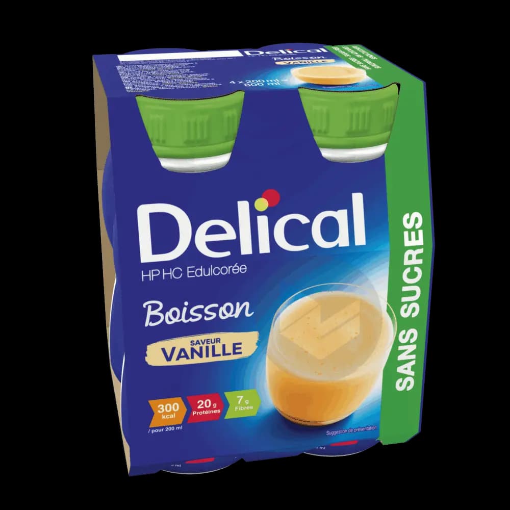 Delical Boisson Hp/hc Sans Sucres Saveur Vanille - 200ml