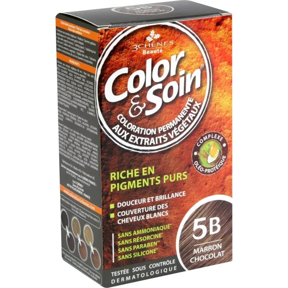 3 Chenes Color Et Soin Coloration Permanente Marron Chocolat 5b