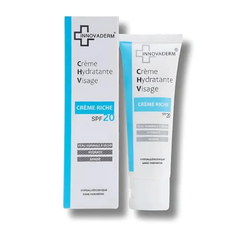 Innovaderm Creme Riche Hydratante Peaux Seches Spf20 - 50ml