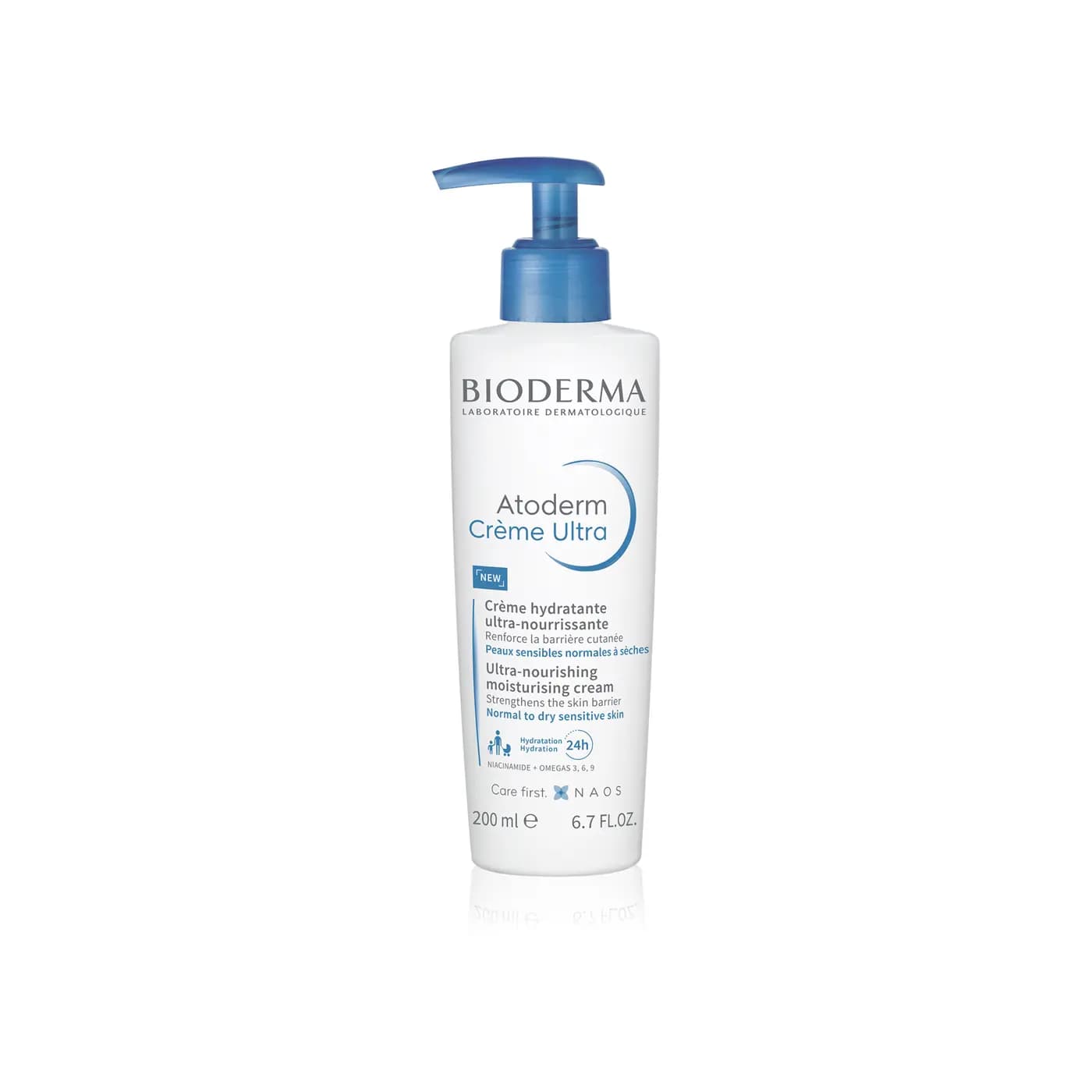 Bioderma Atoderm Creme Hydratante Ultra-nourrisante Pompe 200ml