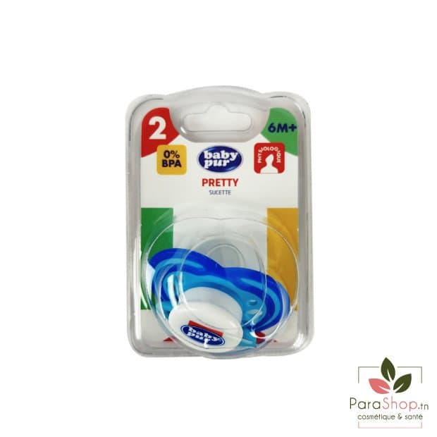 BABY PUR SUCETTE PRETTY 6M+
