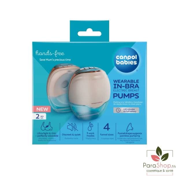 CANPOL BABIES 2X Tire Lait Portable Main-libre - 0428