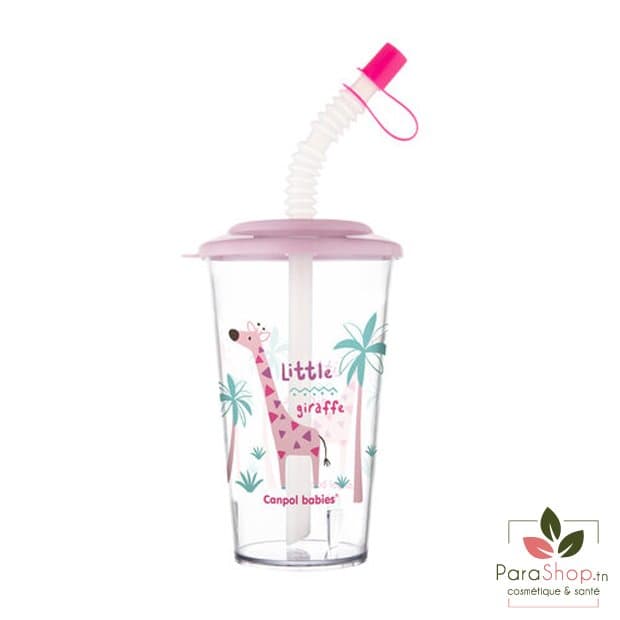 CANPOL BABIES Tasse avec Couvercle et Paille 320ML 12M+ - 4/112