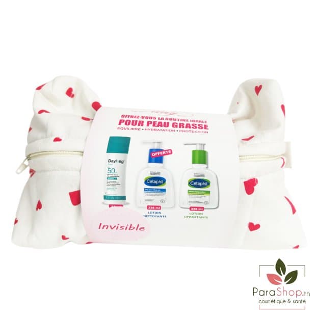 TROUSSE DAYLONG FACE SENSITIVE SPF50+ FLUIDE + CETAPHIL LOTION HYDRATANTE + Lotion Nettoyante OFFERTE