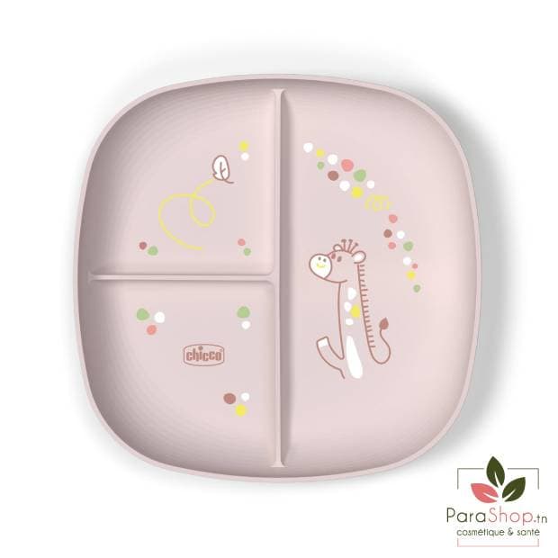 CHICCO ASSIETTE A PORTIONS 12M+ - Rose
