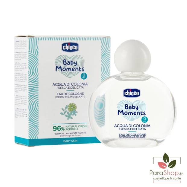 CHICCO BABY MOMENTS EAU DE COLOGNE RAFRAICHISSANTE 100ML