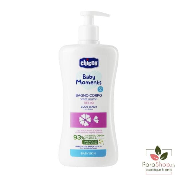 CHICCO Baby Moments Gel douche Relaxant Sans larmes 500ML