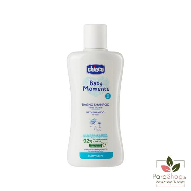 CHICCO BABY MOMENTS GEL DOUCHE CHEVEUX ET CORPS 200ML