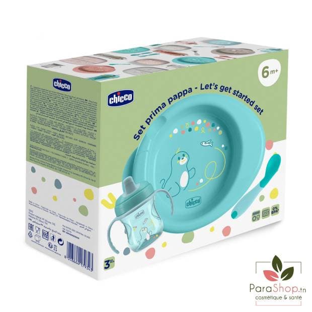 CHICCO COFFRET REPAS KIT SEVRAGE COMPLET 6M+ - Bleu
