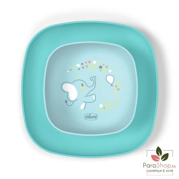 CHICCO ENSEMBLE D'ASSIETTES 12M+ - Bleu