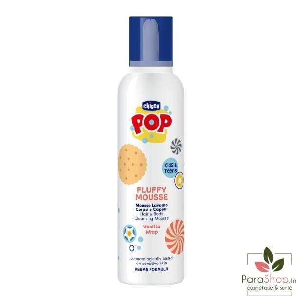 CHICCO KIDS & TEENS POP Mousse FLUFFY corps et cheveux 200ML