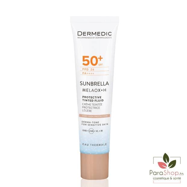 DERMEDIC SUNBRELLA MELAOX+ H Creme Teintée Protectrice Legere SPF50+